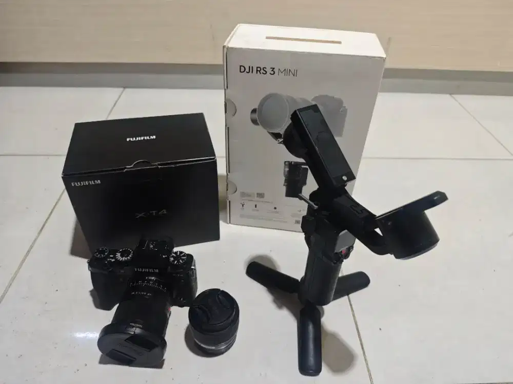 Paket Lengkap Murah! Kamera + 2 Lensa + DJI RS 3 Mini Hanya 22jt