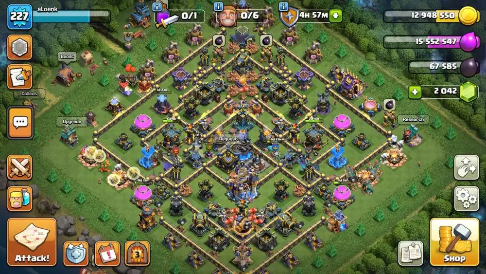 Akun COC (Clash Of Clans) Th 18