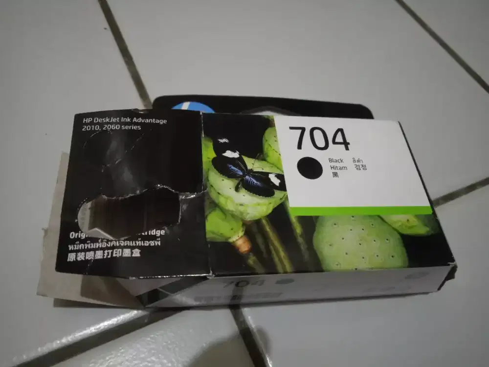 cartridge bekas printer Hp 704 black