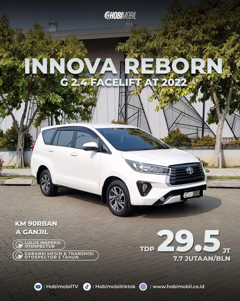 Kijang Innova Reborn 2.4 solar at 2022 garansi mesin transmisi 5th