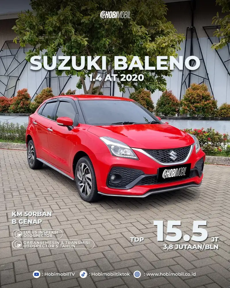 Suzuki Baleno hatchback at 2020 garansi mesin transmisi 5th