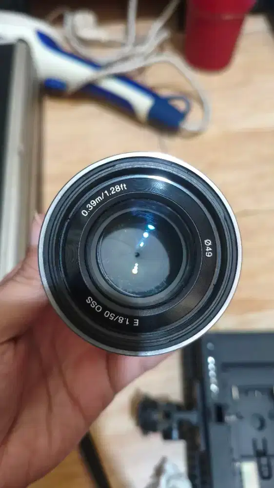 Lensa Sony E50mm f1.8 fullset
