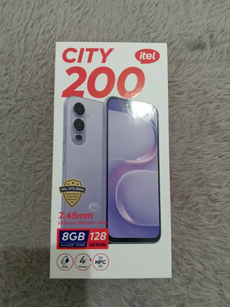 Itel City 200 Baru Ram 4 / 128 Silver