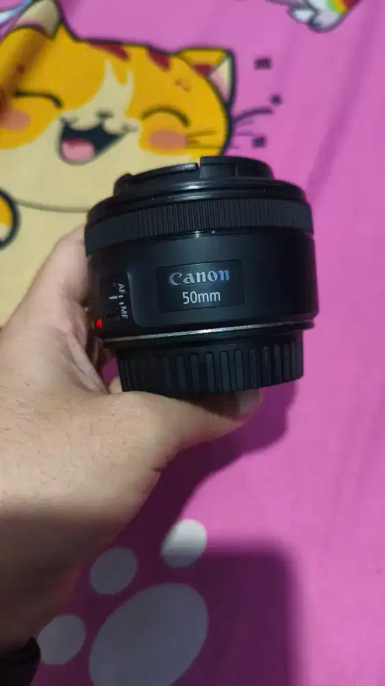 Lensa fix canon 50mm STM f1.8