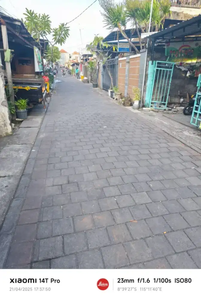 Di jual tanah jalan Monang Maning , DPS ,Bali