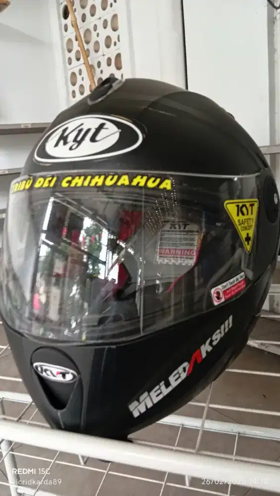 helm full face kyt x rocket