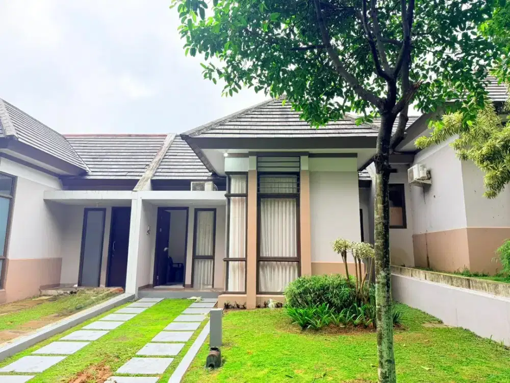 Rumah Sewa Terawat Siap Huni,Semi Furnish,Lingkungan Pegunungan,8 Menit Dari Aeon Mall & Exit Tol Sentul City