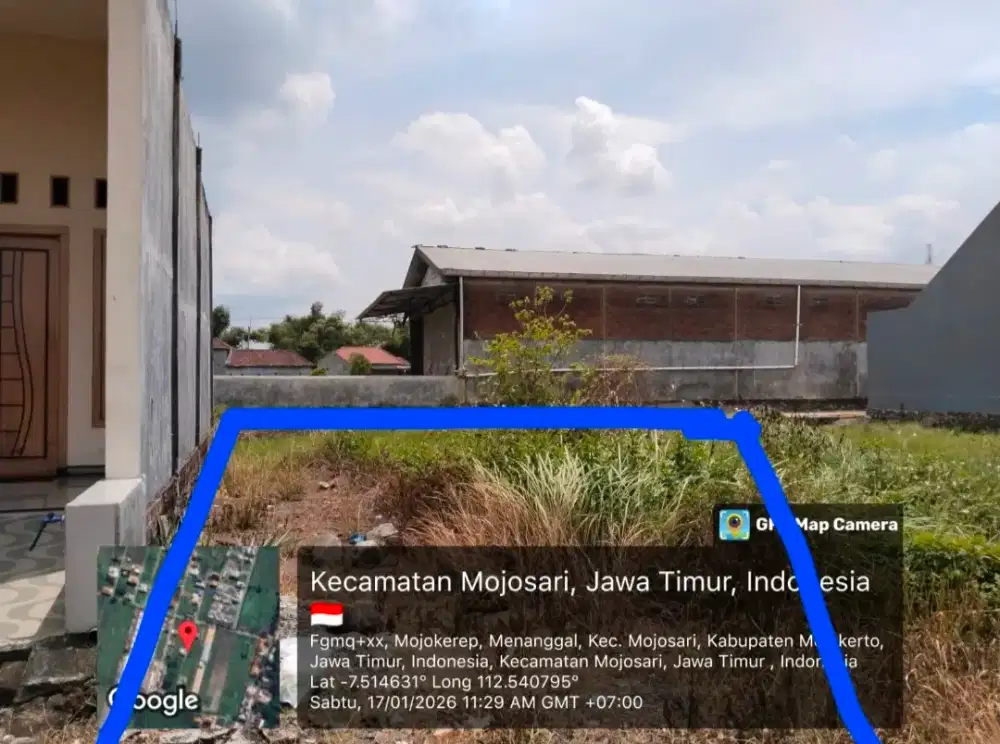 TANAH  6x12m DI MENANGGAL
MOJOSARI