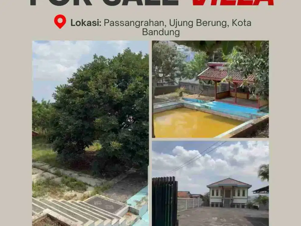 JUAL CEPAT VILLA UJUNG BERUNG