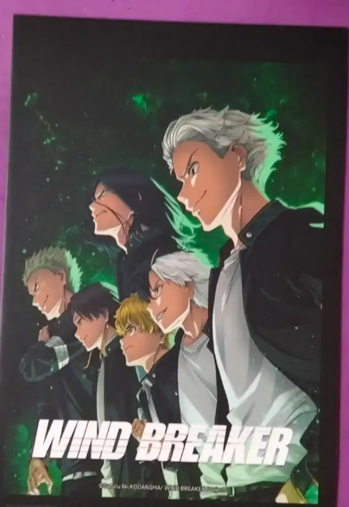 Collection Card Anime Wind Breaker