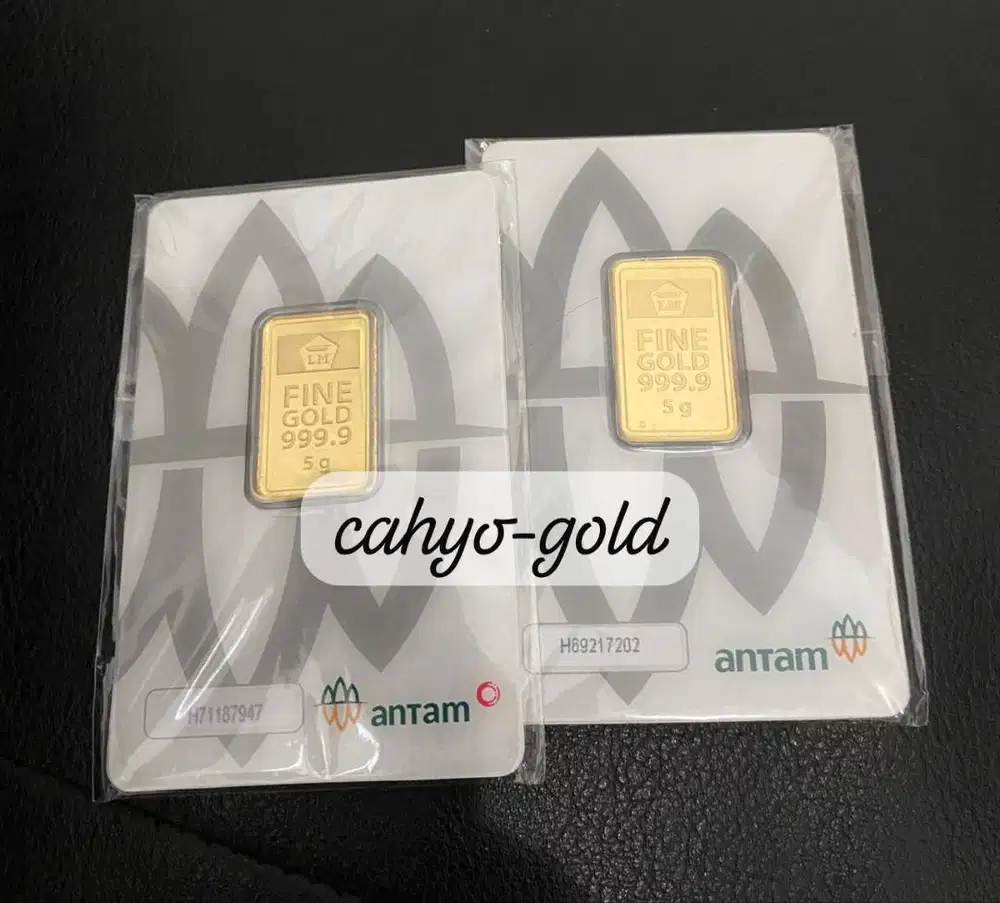 Emas batangan antam asli certieye, koleksi pribadi