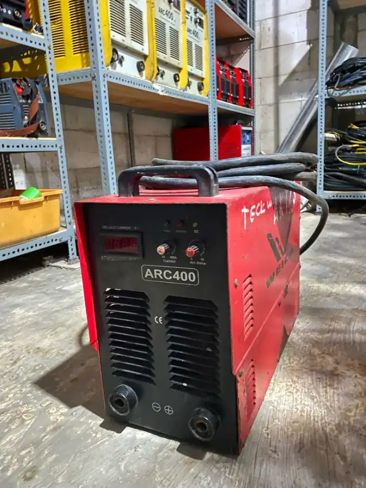 MESIN LAS BEKAS MMA 400A WEICO BEKAS SMAW STIK LISTRIK INVERTER 3 PHAS