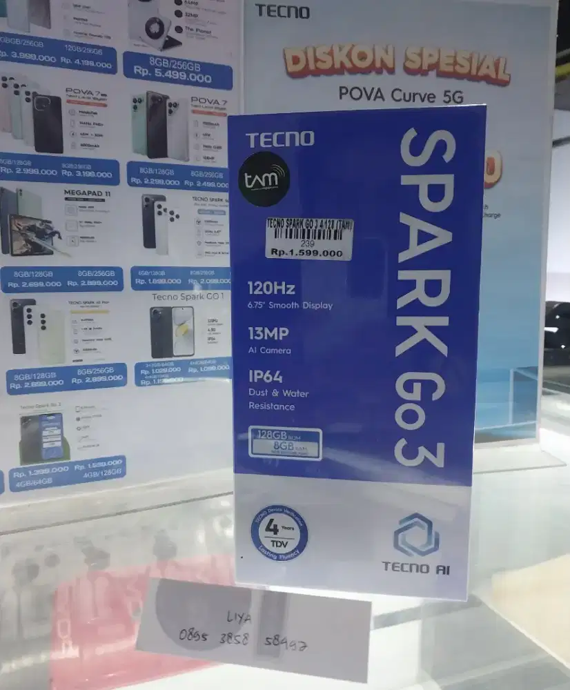 TECNO SPARK GO 3 4/128 | ATLANTIS DAHSYAT