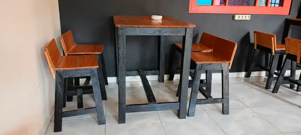 Set Meja dan kursi Cafe,Depot Dll