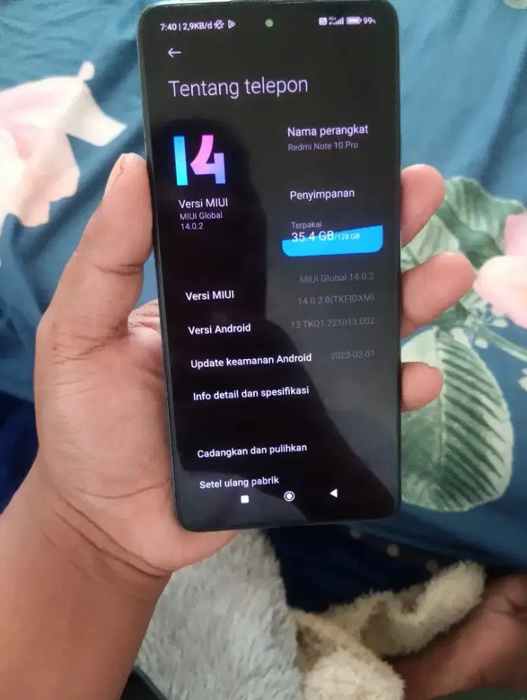 REDMI NOTE 10 PRO RAM 8/128