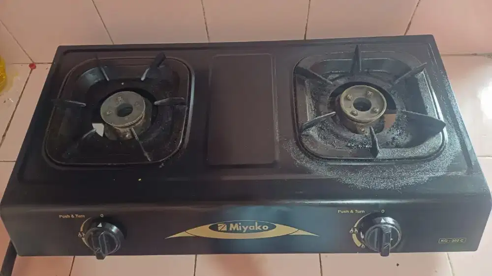Kompor miyako 2 tungku bonus regulator