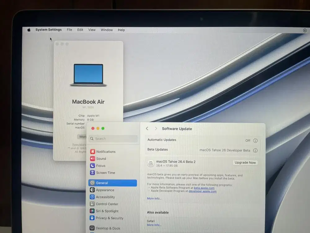 MacBook Air M1 128Gb Sonoma