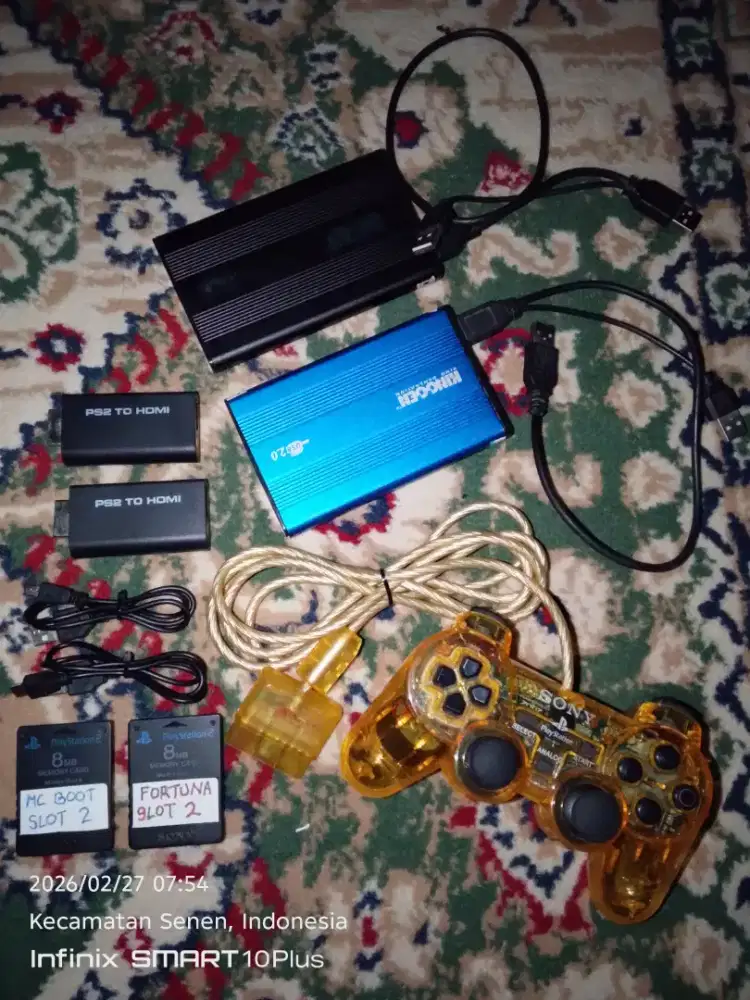 Stik ps2 normal kelip & lain2