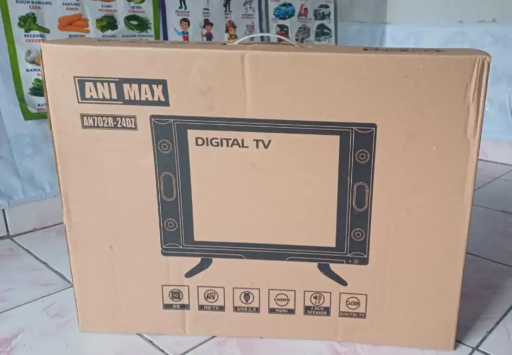 Tv digital 24 inc bonus antena dalam + set top box