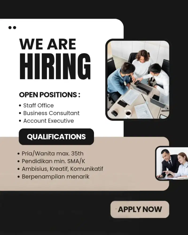 Lowongan Staff Office