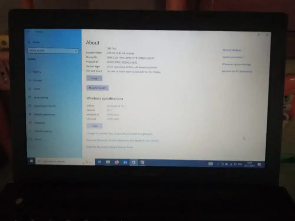 Leptop Lenovo ideaped