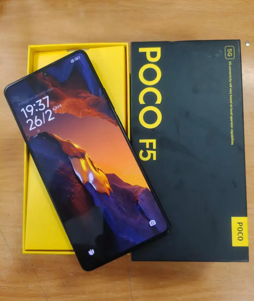 Poco f5 12/256gb lengkap