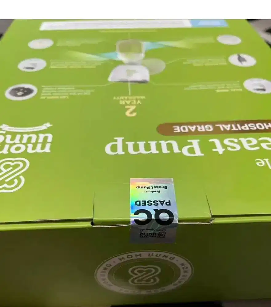 Pompa ASI Portabel Mom Uung + ASI Booster (SEMUA BARU, BELUM DIBUKA)