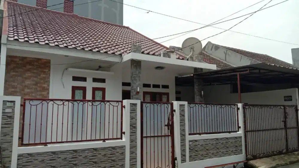 DI JUAL RUMAH 150m2, gratis AC 2x dan Water heater