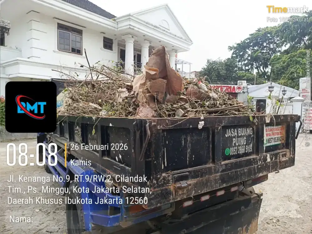 Jasa buang puing sampah