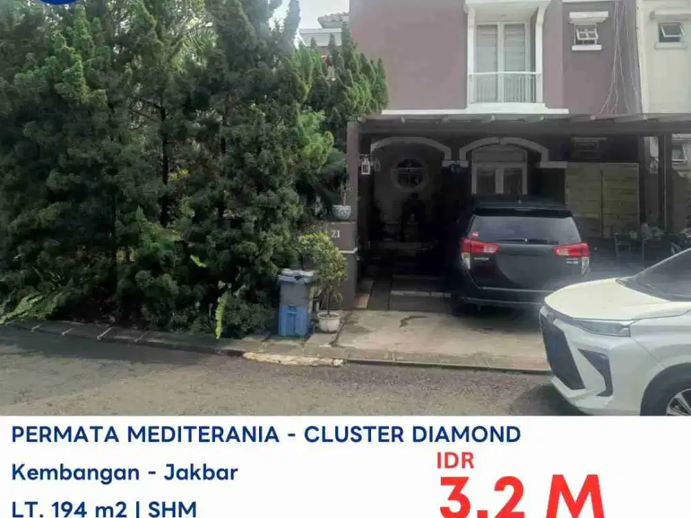 LELANG RUMAH DI PERMATA MEDITERANIA RESIDENCE JAKARTA BARAT