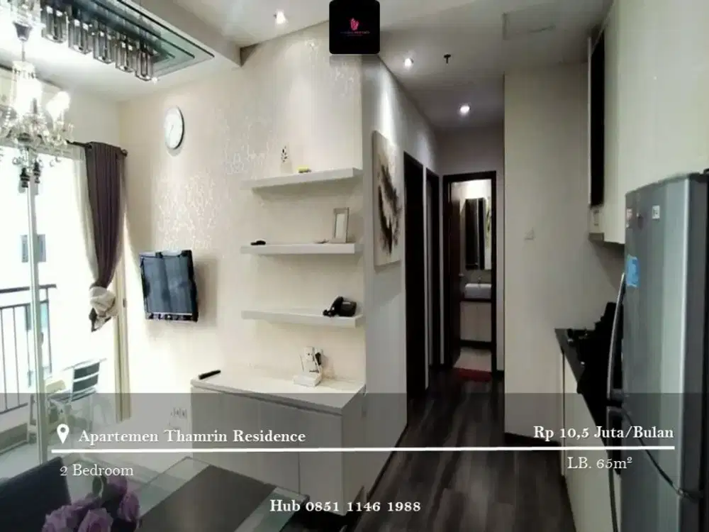 Disewakan Apartement Thamrin Residence 2BR Furnished