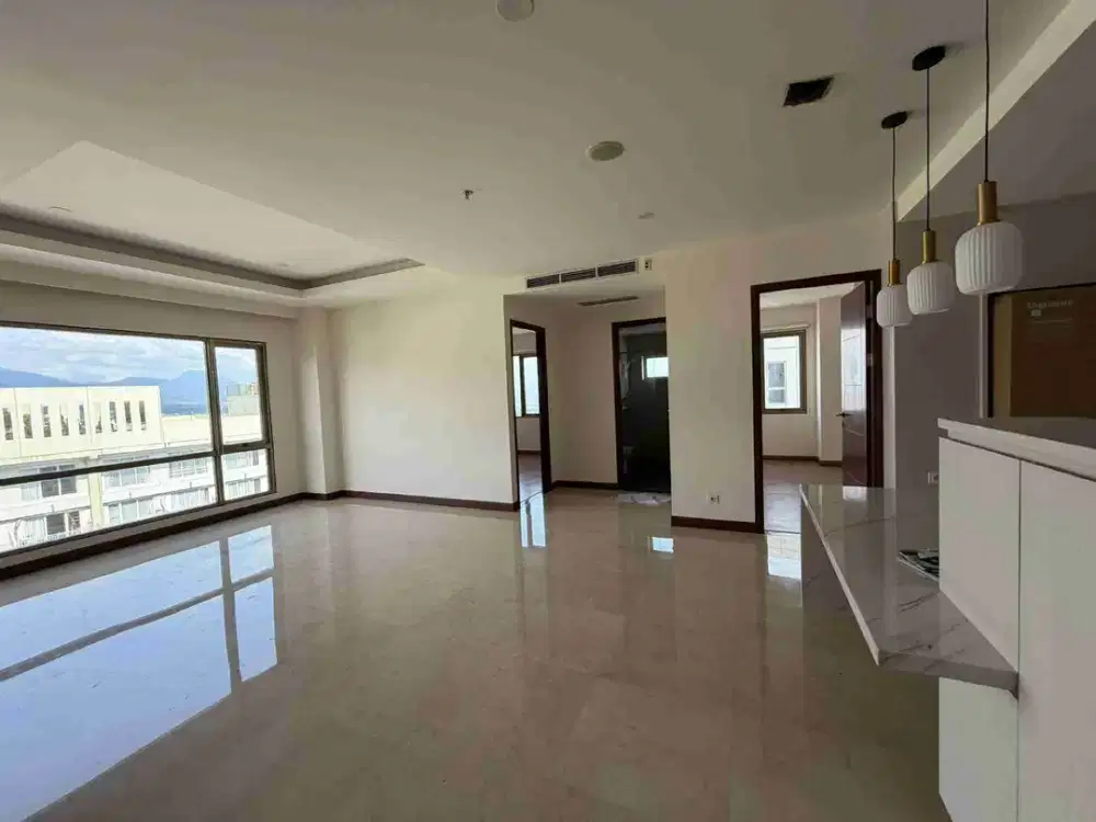 disewa apartemen hegarmanah residence lantai 21 view kota bandung full furnish kamar tidur 3 + 1