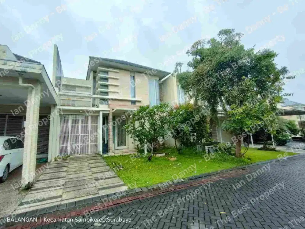 Rumah Di The Mansion Pakuwon Indah Surabaya Murah W1404