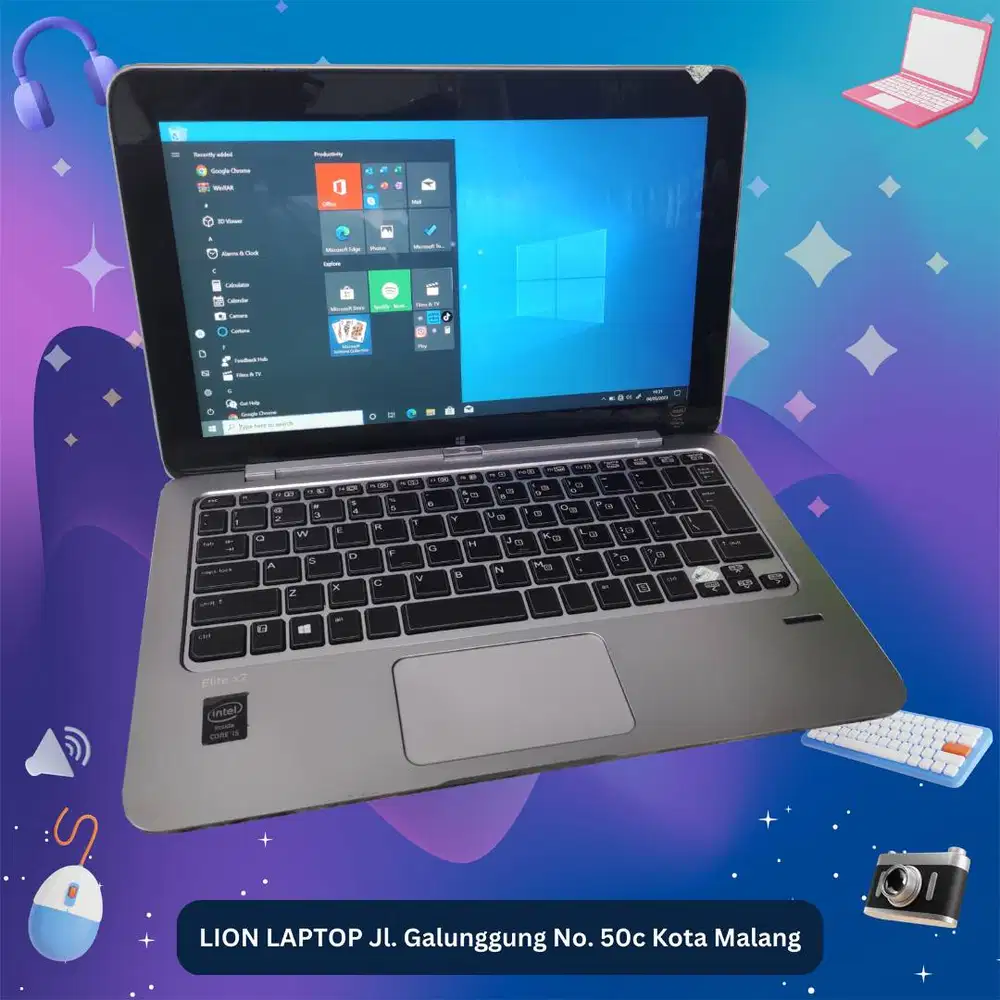 RAM 8GB SSD 256GB Touchscreen HP Elite X2 1011 G1 Tablet [27|02]