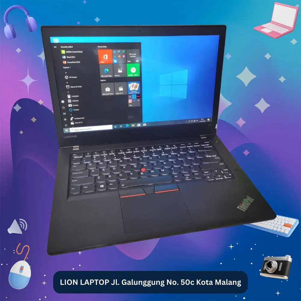 RAM 8GB SSD 256GB i5 Touchscreen Lenovo Thinkpad T470 [27|02]