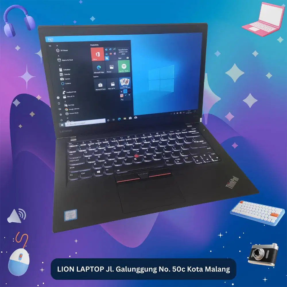 RAM 8GB SSD 256GB Core i5 Touchscreen SLIM Lenovo Thinkpad T470s [27|0