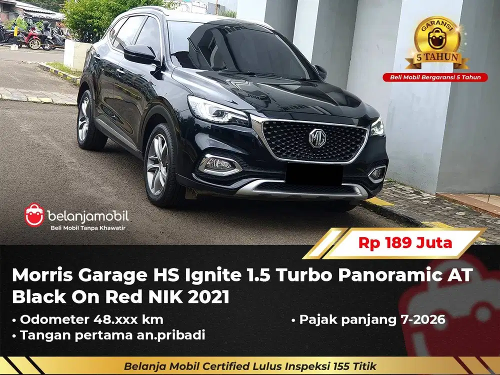 [ GARANSI 5TH ] Morris Garage MG HS Ignite 1.5 Turbo AT 2021/2022