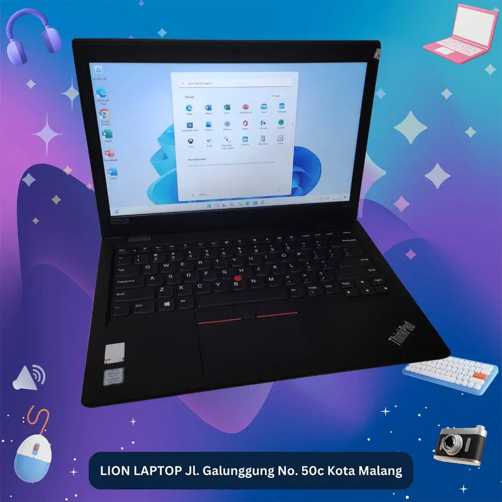 Core i5 Gen 8 RAM 8GB SSD 256GB Lenovo Thinkpad L390 [27|02]