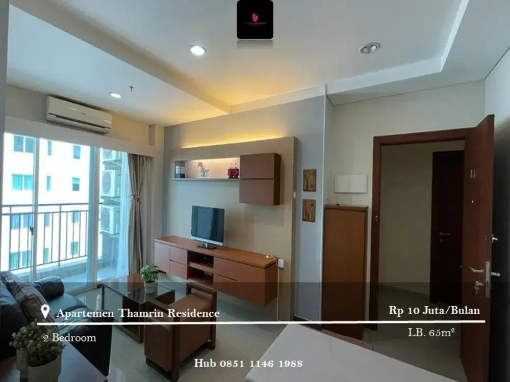 Disewakan Apartement Thamrin Residence 2BR FF