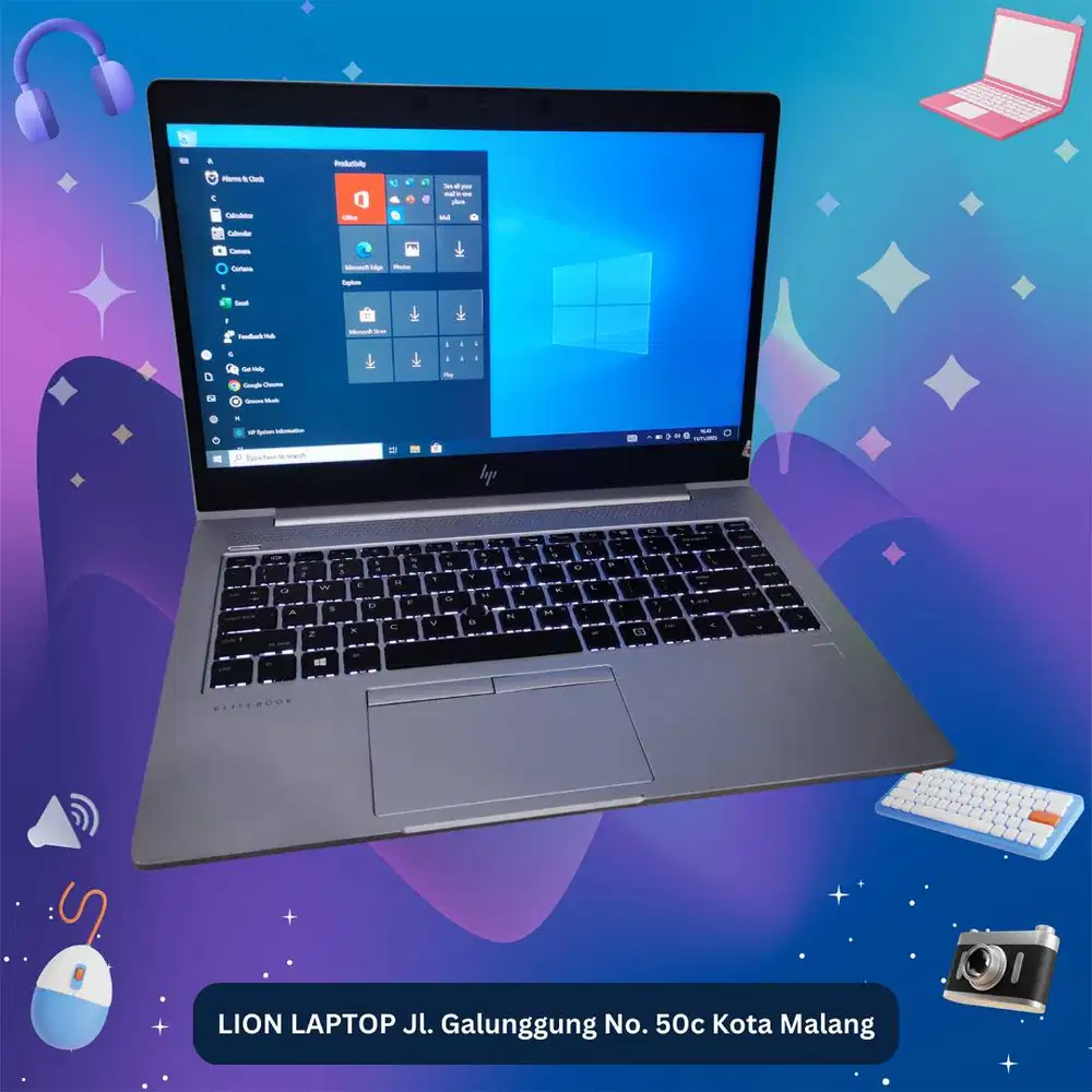 FUll Aluminium Body Core i7 gen 8 8/256 HP Elitebook 840 G6 [27|02]