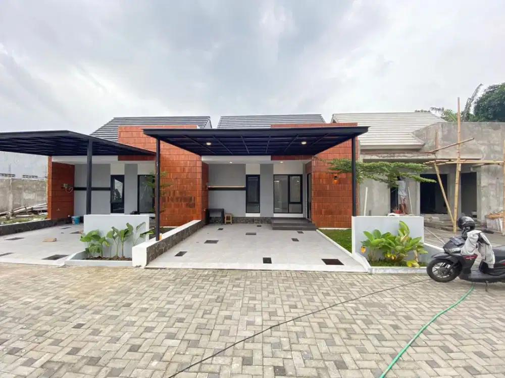 Rumah Dalam Cluster Carport Luas 2 Mobil Dekat Area Pemda Sleman Harga 600 Jt-an