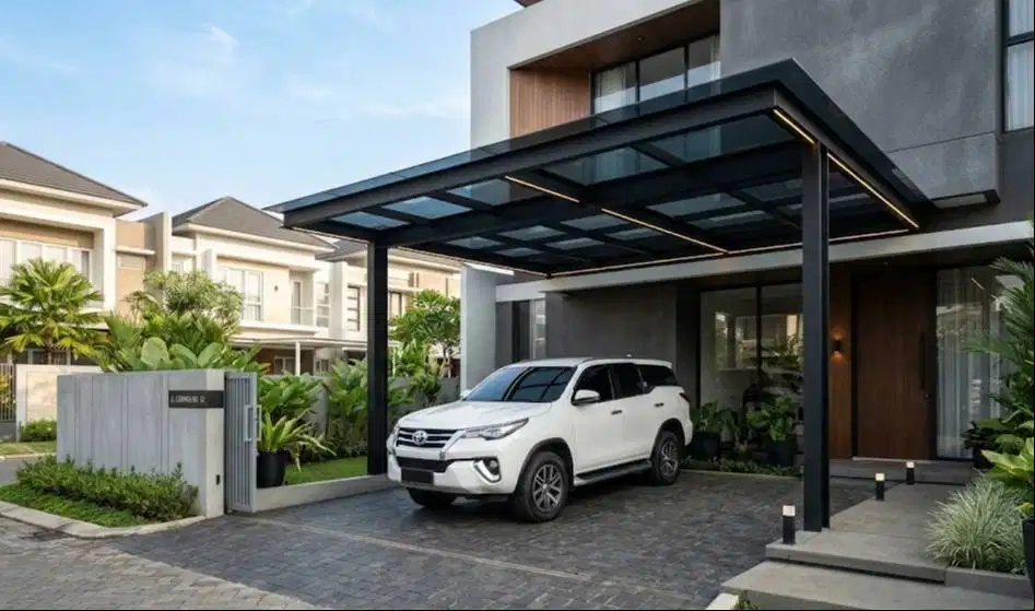 JASA PENGERJAAN KANOPI & BALKON RAPI, KUAT DAN MODERN