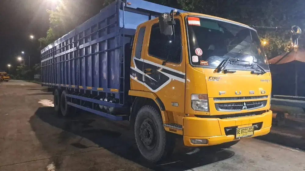 MULUS+banBARU MURAH Mitsubishi Fuso tronton 6x2 HD bak besi 2023