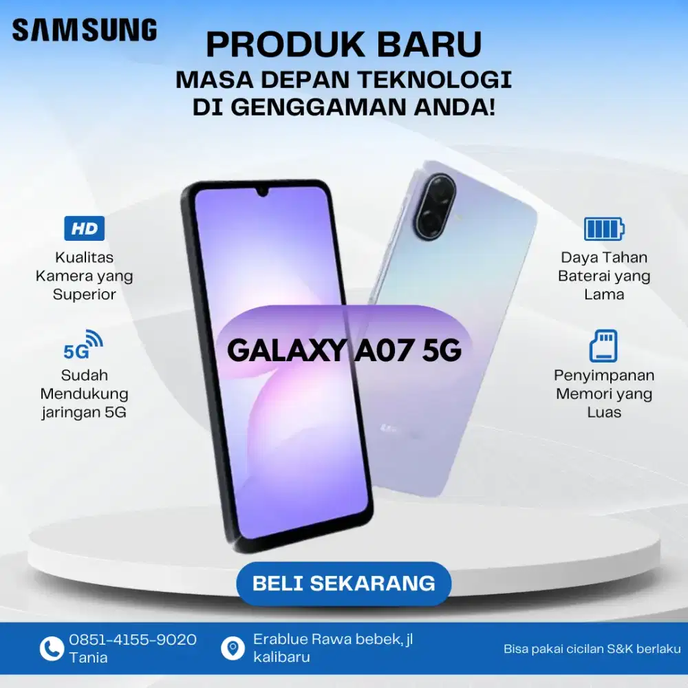 GALAXY A07 5G GARANSI RESMI SEIN