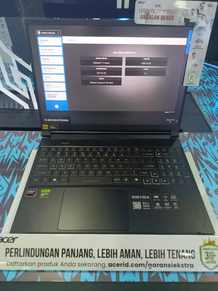 Kredit laptop Acer nitro ANV16S-41