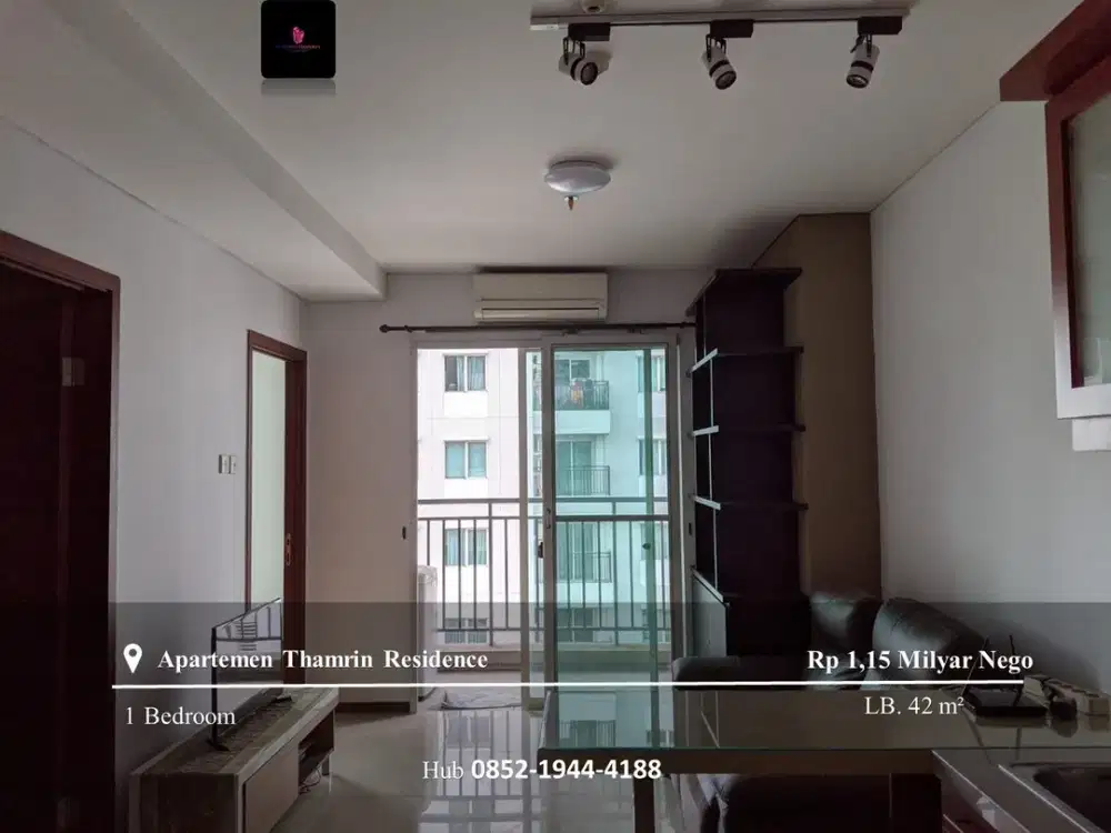 Dijual Apartement Thamrin Residence Mid Floor 1BR Furnished
