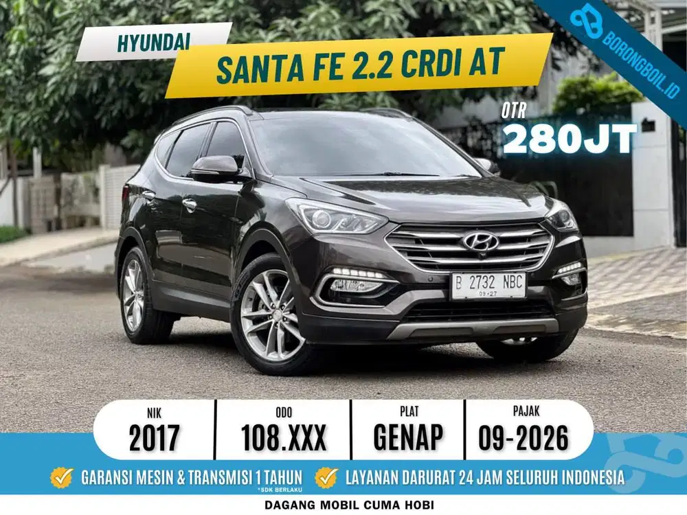 Hyundai Santa Fe CRDI Diesel at 2017 Siap Pakai