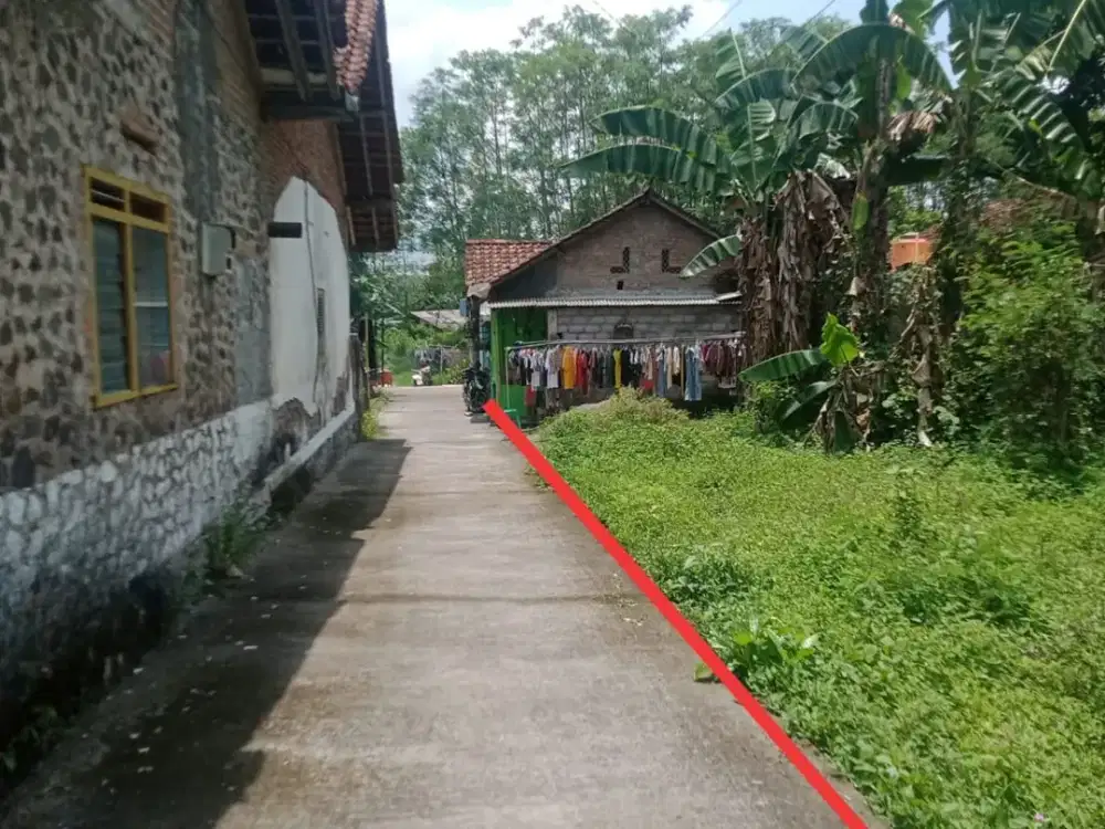 TANAH PEKARANGAN TIRTOMARTANI DEKAT STASIUN KALASAN