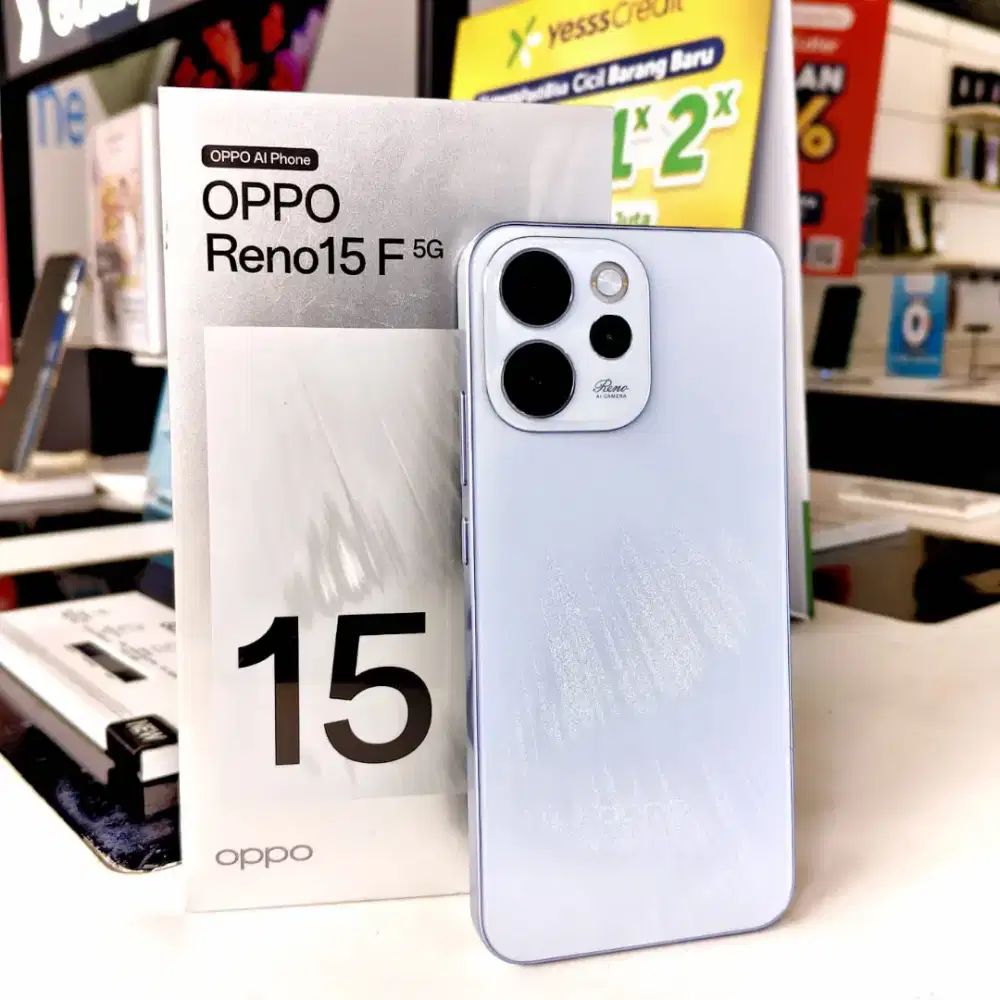 OPPO Reno 15F 5G – Ngebut 5G, Kamera Tajam, Harga Bersahabat!