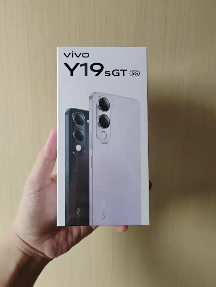 (BARU) Vivo Y19s GT 5G 6/128, SEGEL Garansi Resmi, Bisa COD
